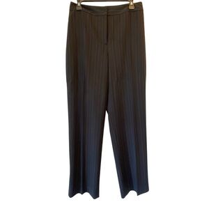 Rafaella Black Pinstripe Women's size 6 Dressy Career Work Pants Trousers